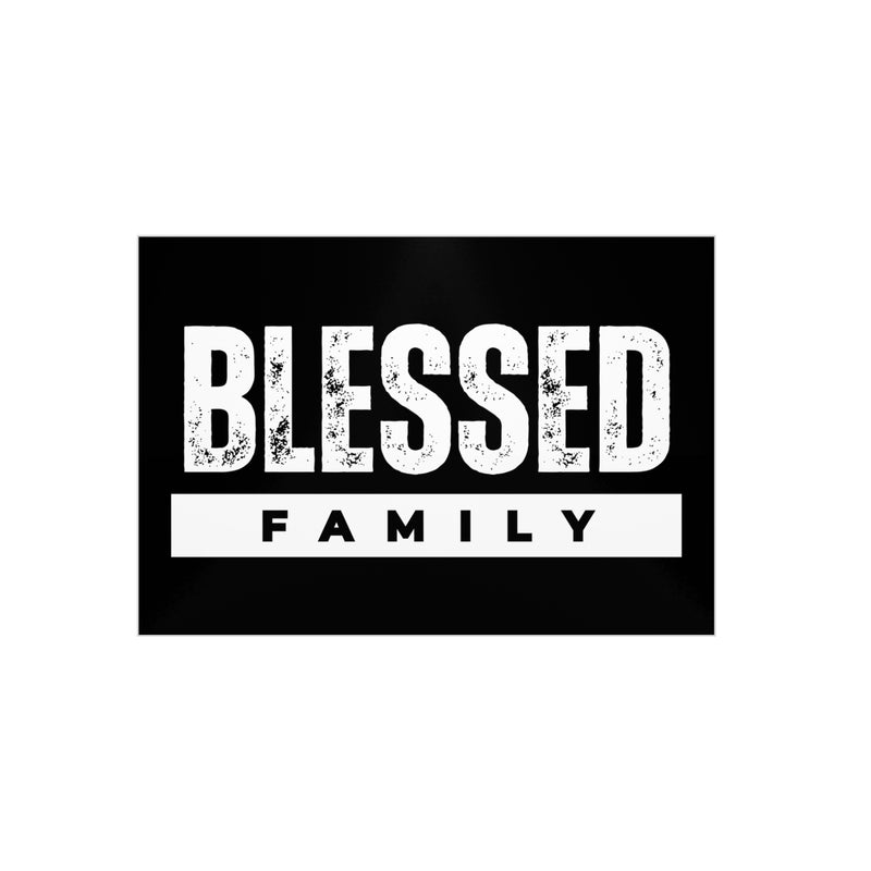 Blessed Family Foam Board Decor