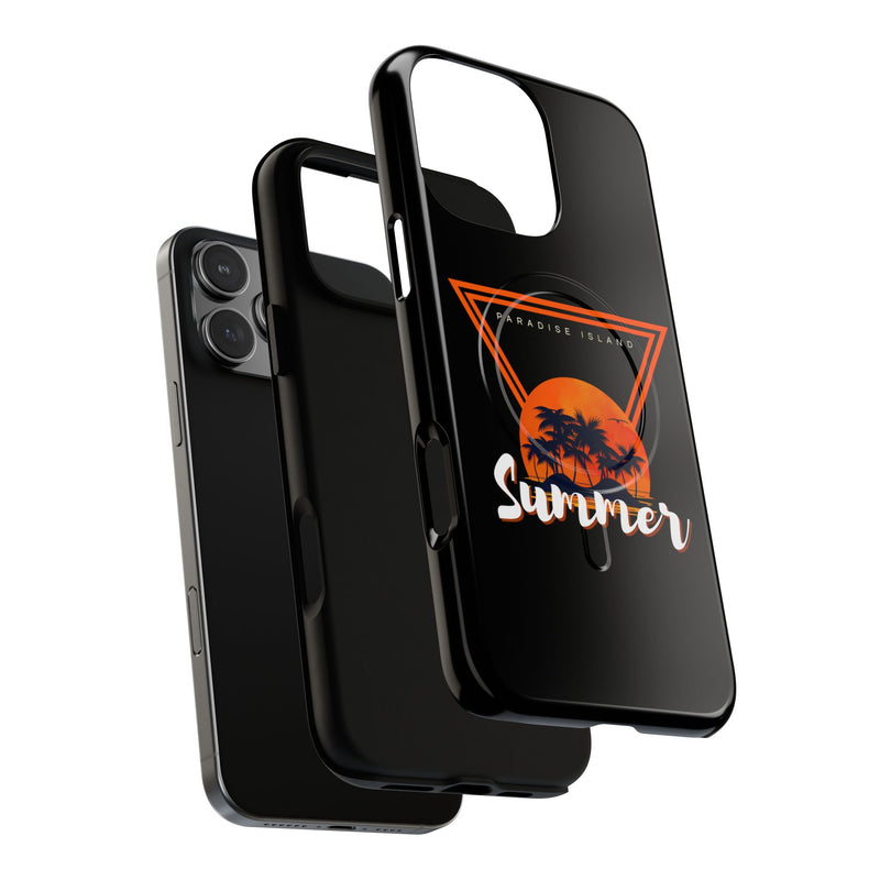 Tough Magnetic Phone Case - Paradise Island Summer Design