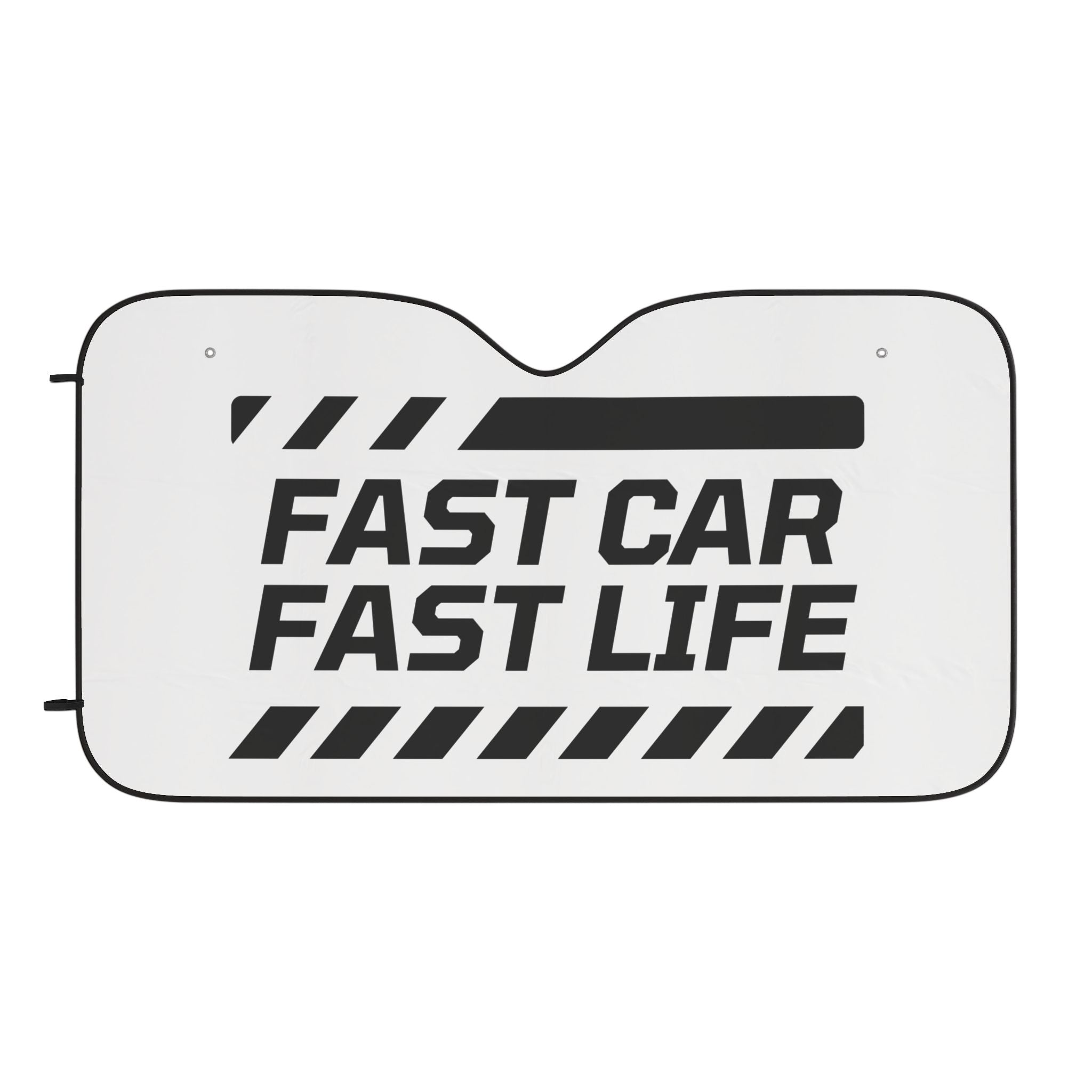 Fast Car Fast Life Sun Shades - Stylish Automotive Accessories for Car Enthusiasts