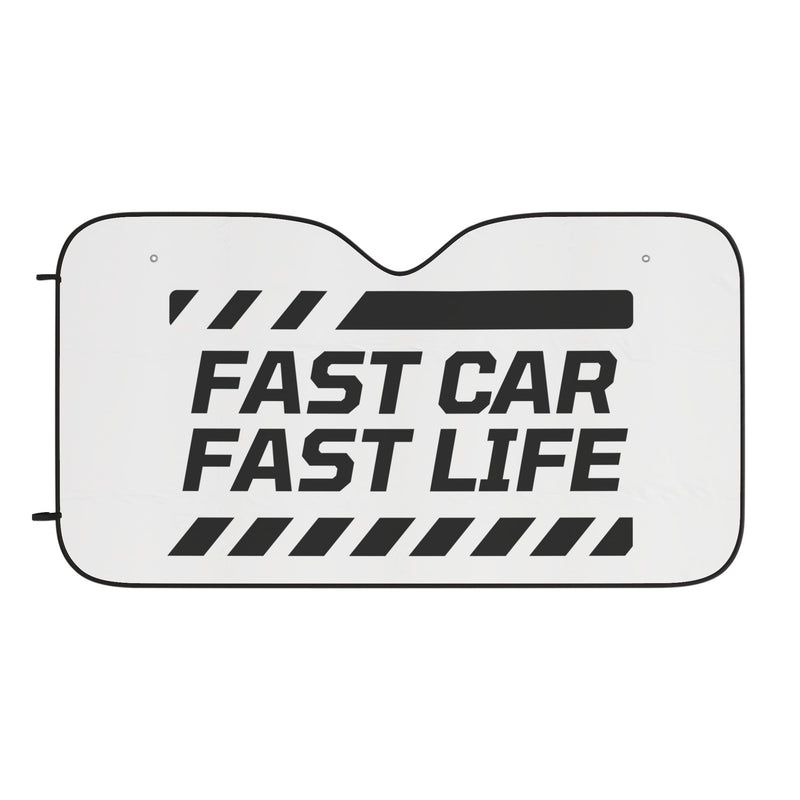 Fast Car Fast Life Sun Shades - Stylish Automotive Accessories for Car Enthusiasts