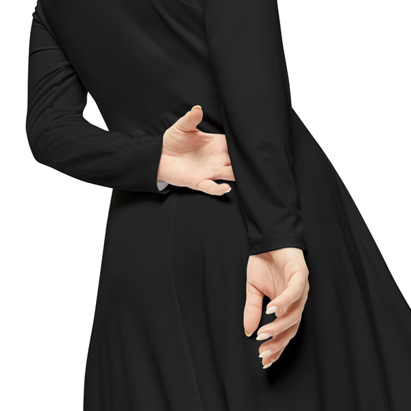 Love to Dance Long Sleeve Dress for Dance Lovers