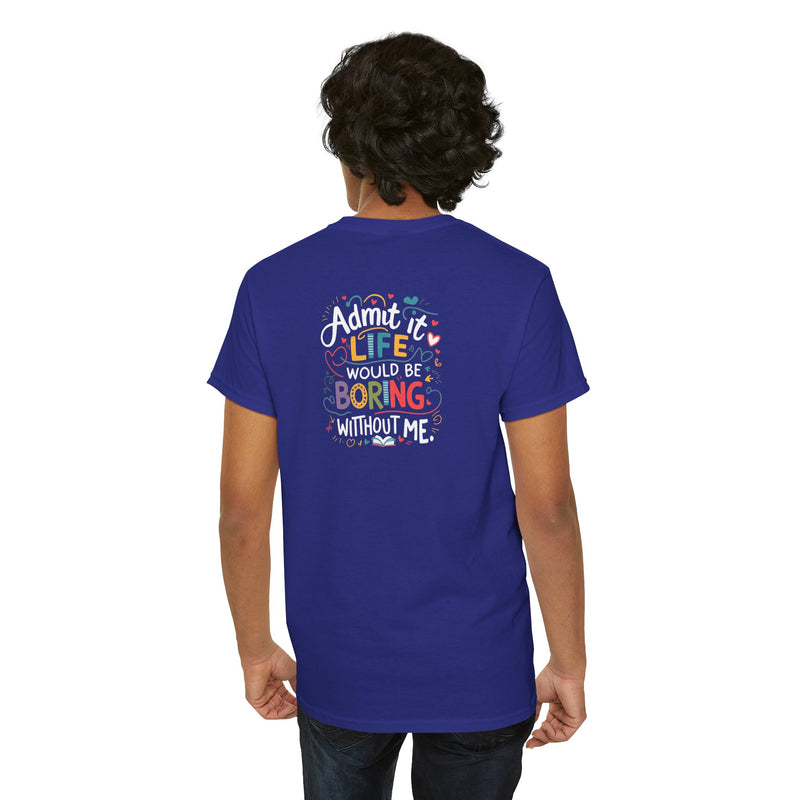 Unisex Heavy Cotton Tee: "Own Stunts" - T-Shirt
