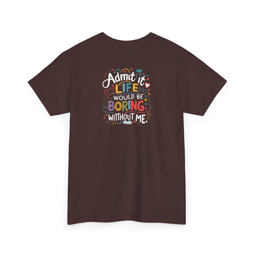 Unisex Heavy Cotton Tee: "Own Stunts" - T-Shirt