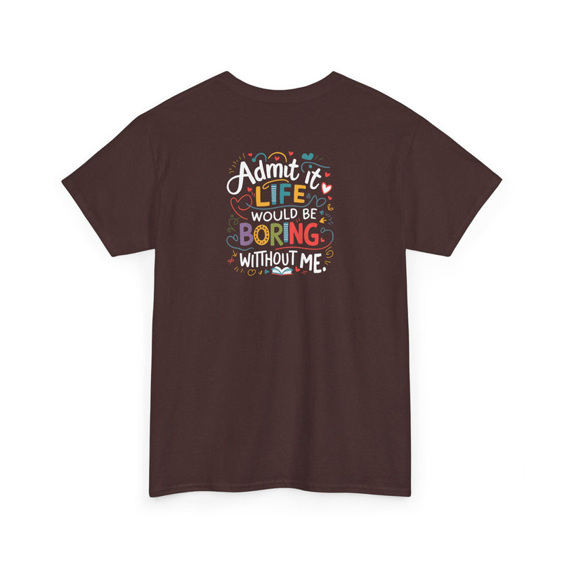 Unisex Heavy Cotton Tee: "Own Stunts" - T-Shirt