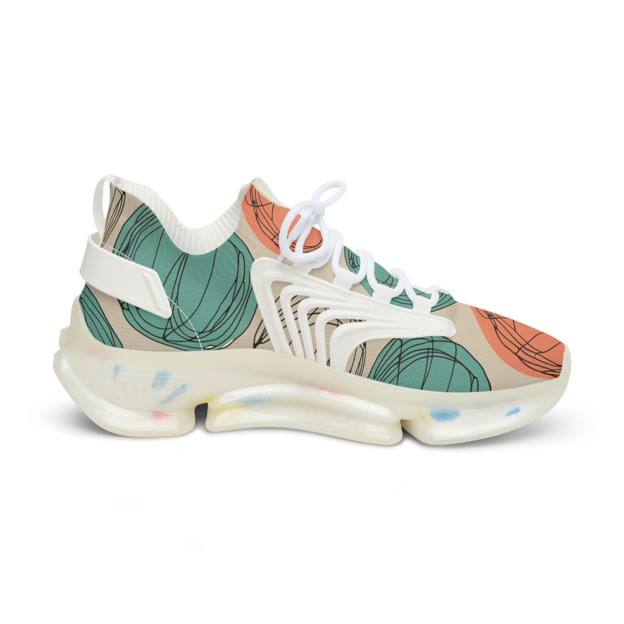 Artistic Mesh Sneakers for Stylish Comfort