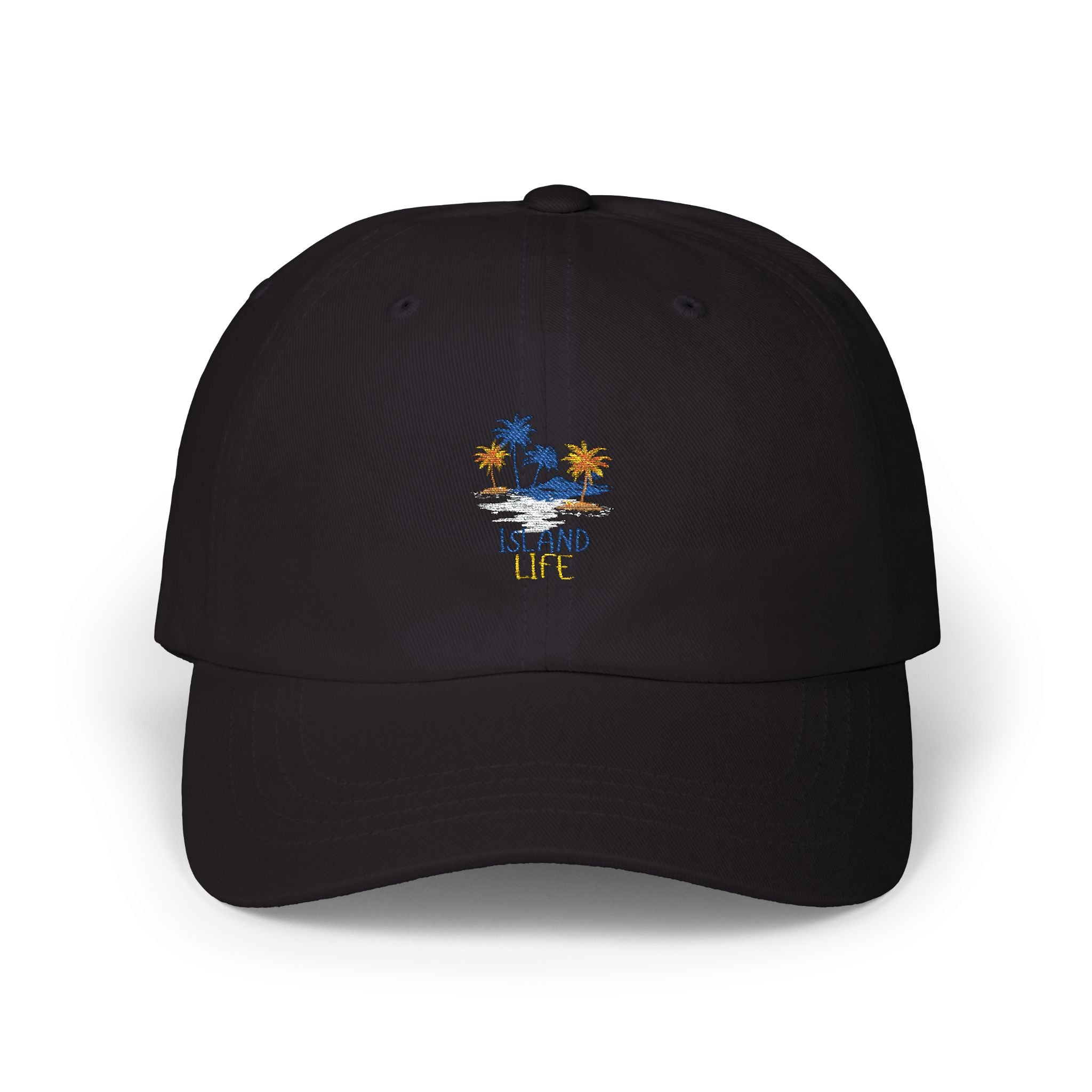 Island Life Classic Dad Cap - Relaxed Summer Hat for Beach Lovers