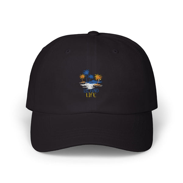 Island Life Classic Dad Cap - Relaxed Summer Hat for Beach Lovers