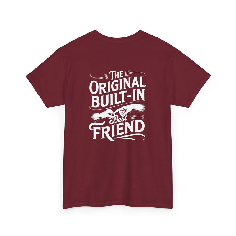 Unisex Heavy Cotton Tee - Built in BEST FRIEND