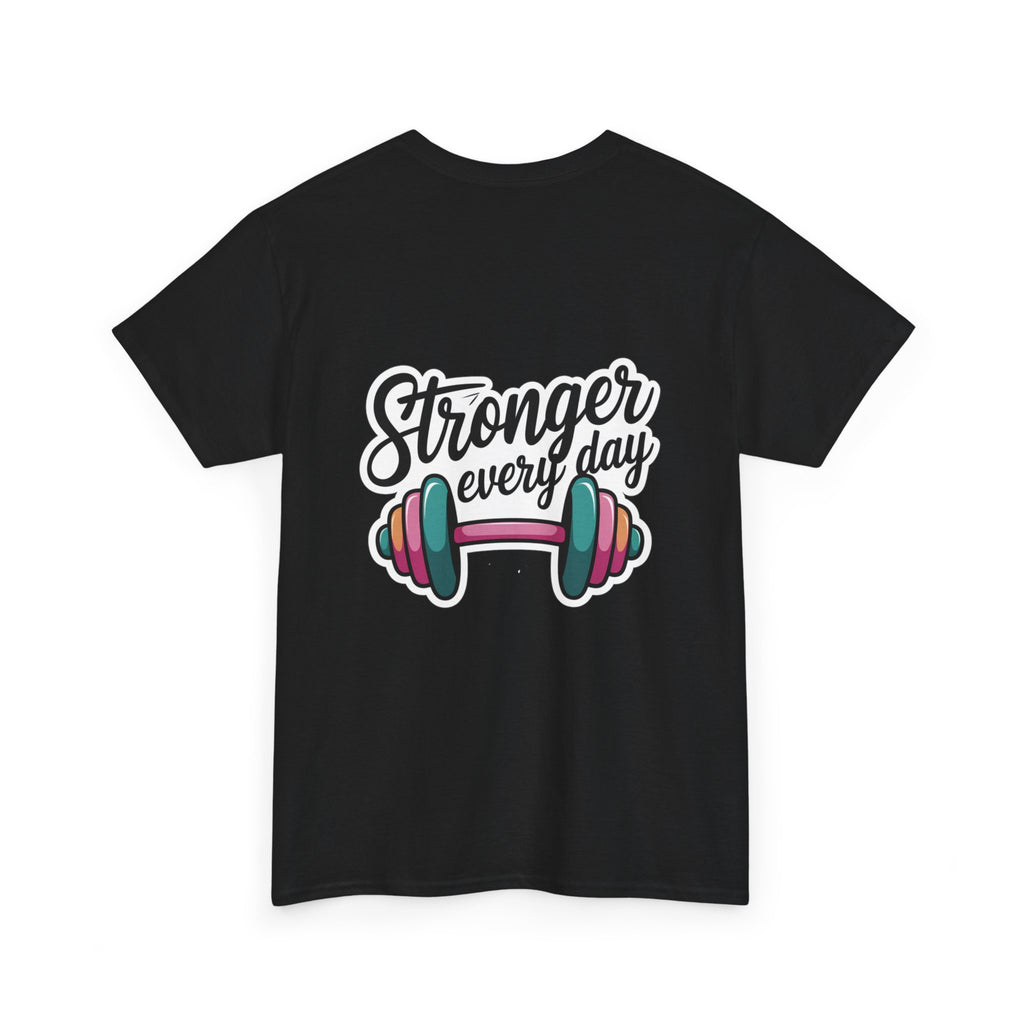 Unisex Heavy Cotton Tee: "Stronger Everyday" - T-Shirt