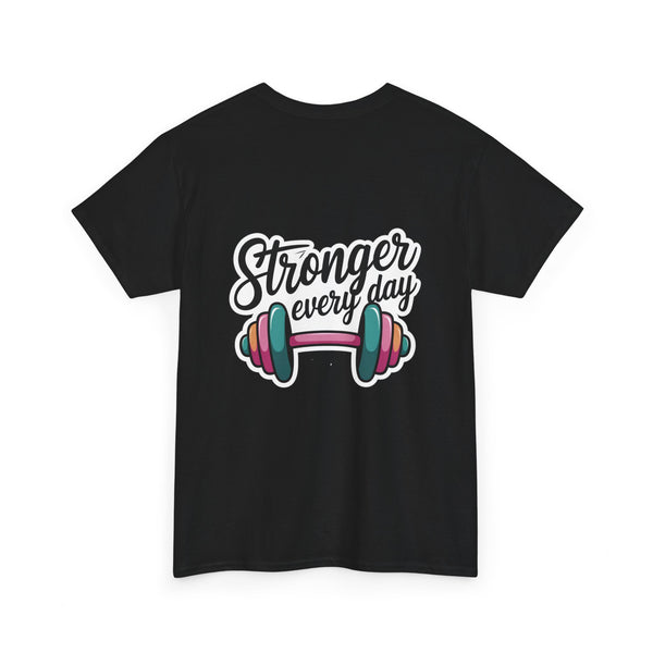 Unisex Heavy Cotton Tee: "Stronger Everyday" - T-Shirt