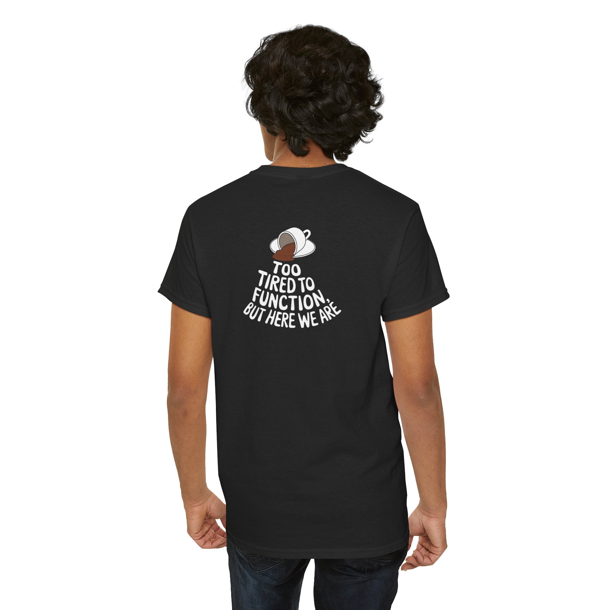 Unisex Heavy Cotton Tee: "Tired to Function" - T-Shirt