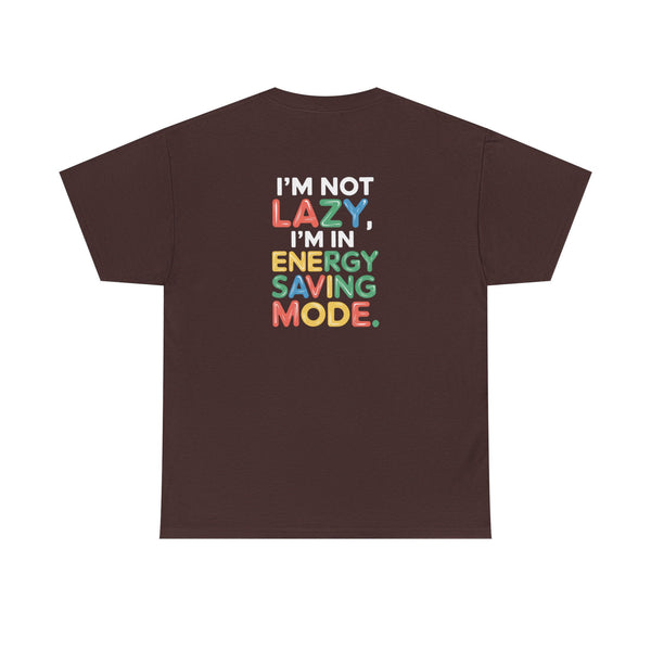 Energy saving mode Unisex Heavy Cotton Tee for Everyday Style
