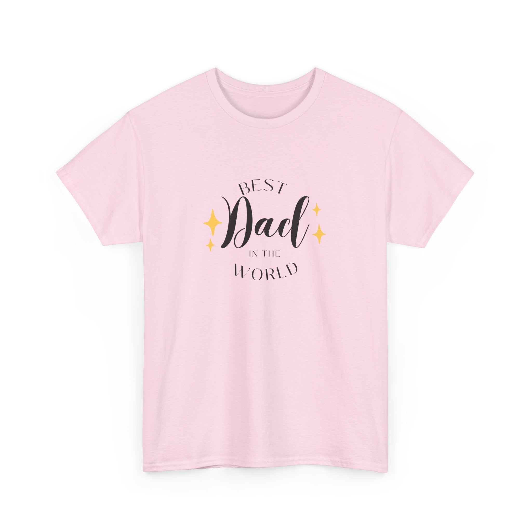 Best Dad Heavy Cotton Tee - Perfect Gift for Father's Day