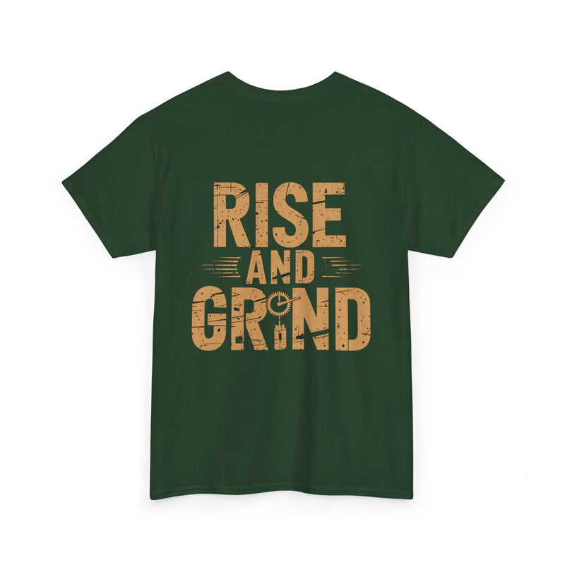Unisex Heavy Cotton Tee - Rise and Grind
