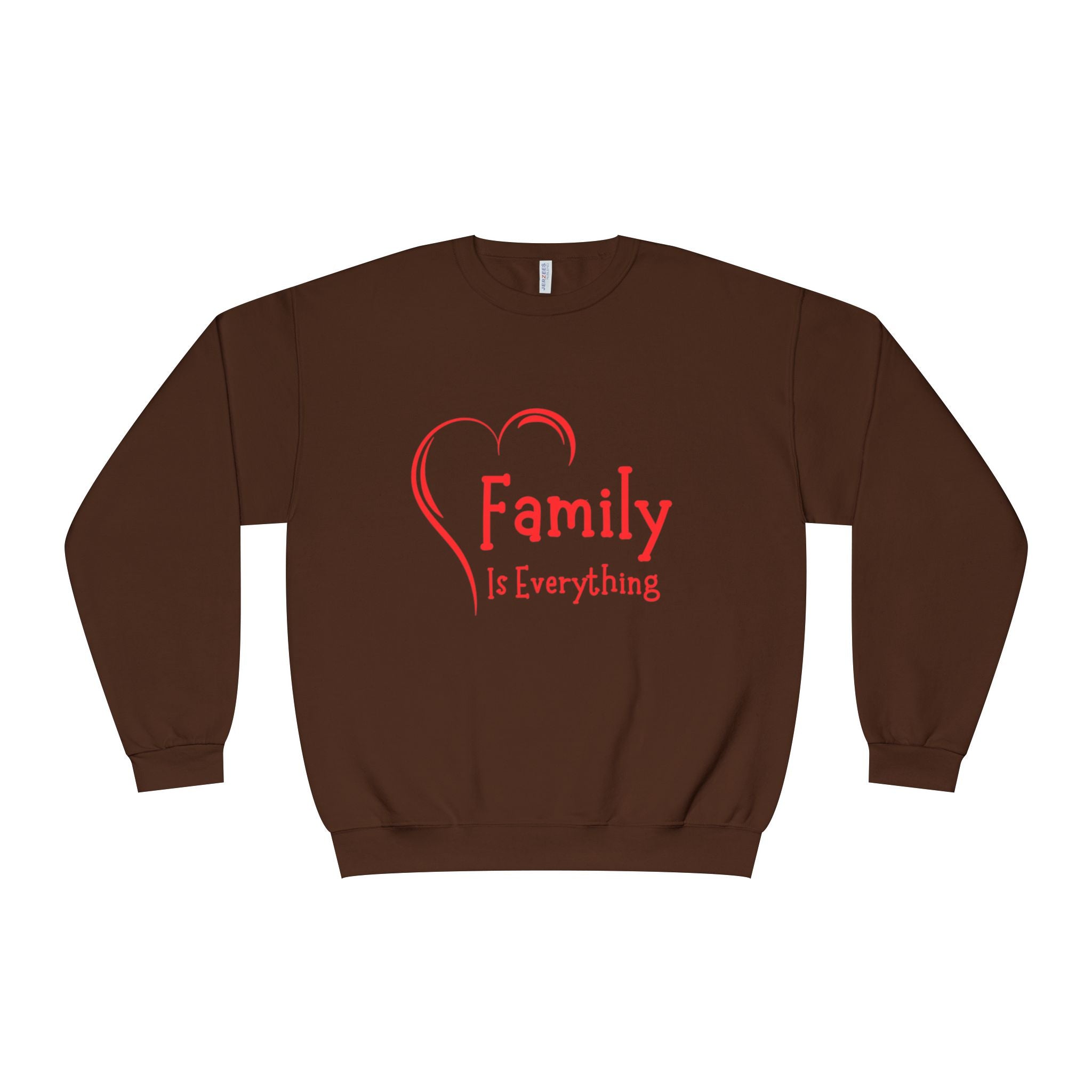 Family Is Everything Crewneck Sweatshirt - Unisex Casual Wear for Family Gatherings