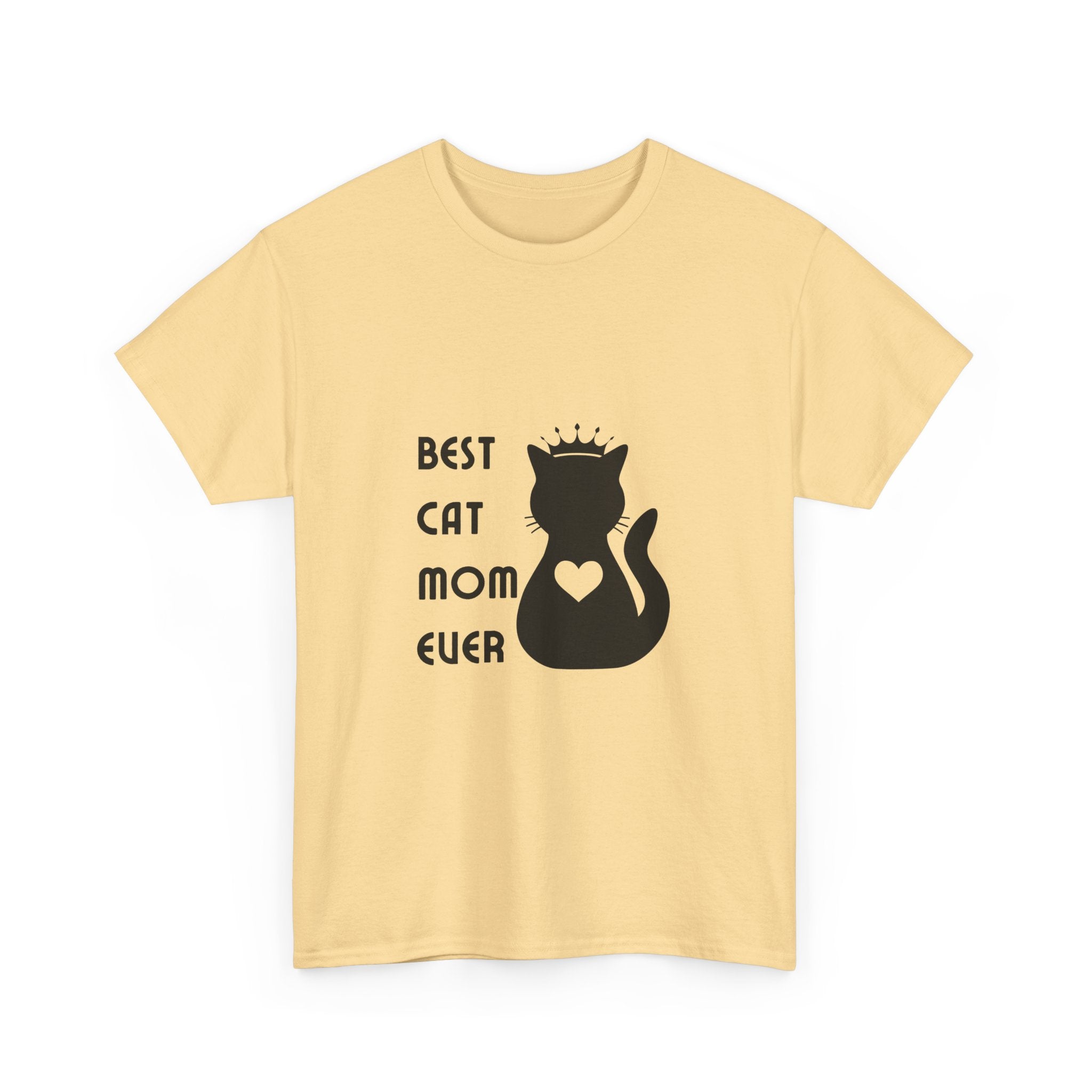 Best Cat Mom Ever Unisex Heavy Cotton Tee