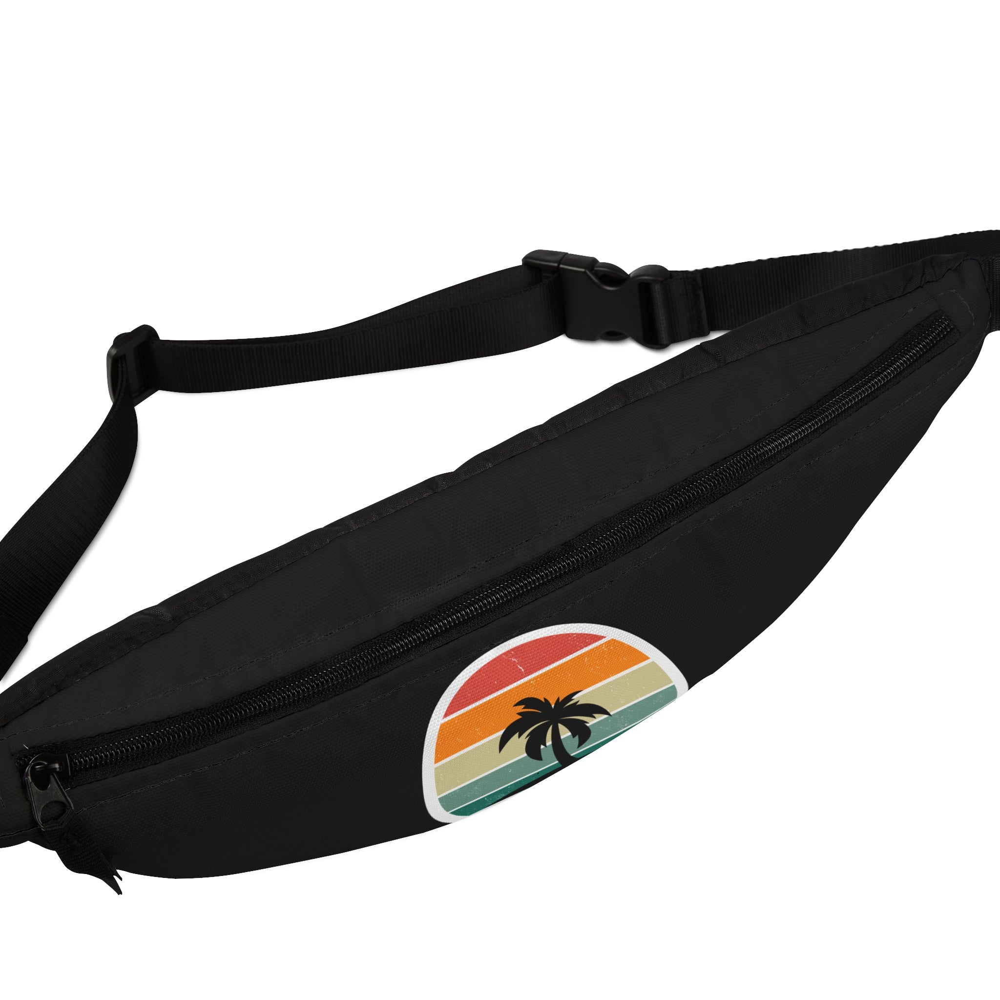 Island Vibes Fanny Pack - Tropical Beach Style Waist Bag for Festivals & Travel
