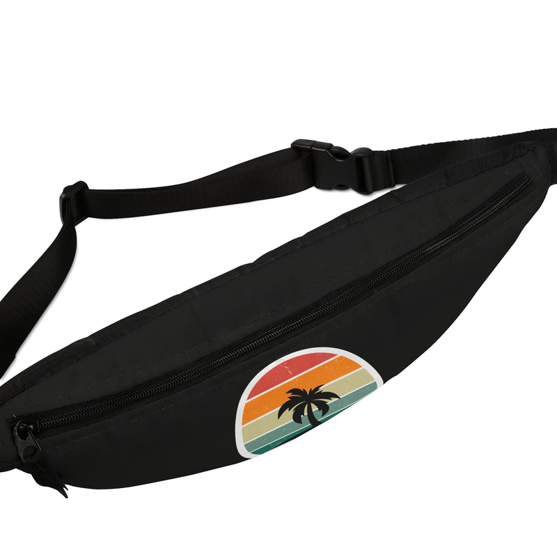 Island Vibes Fanny Pack - Tropical Beach Style Waist Bag for Festivals & Travel