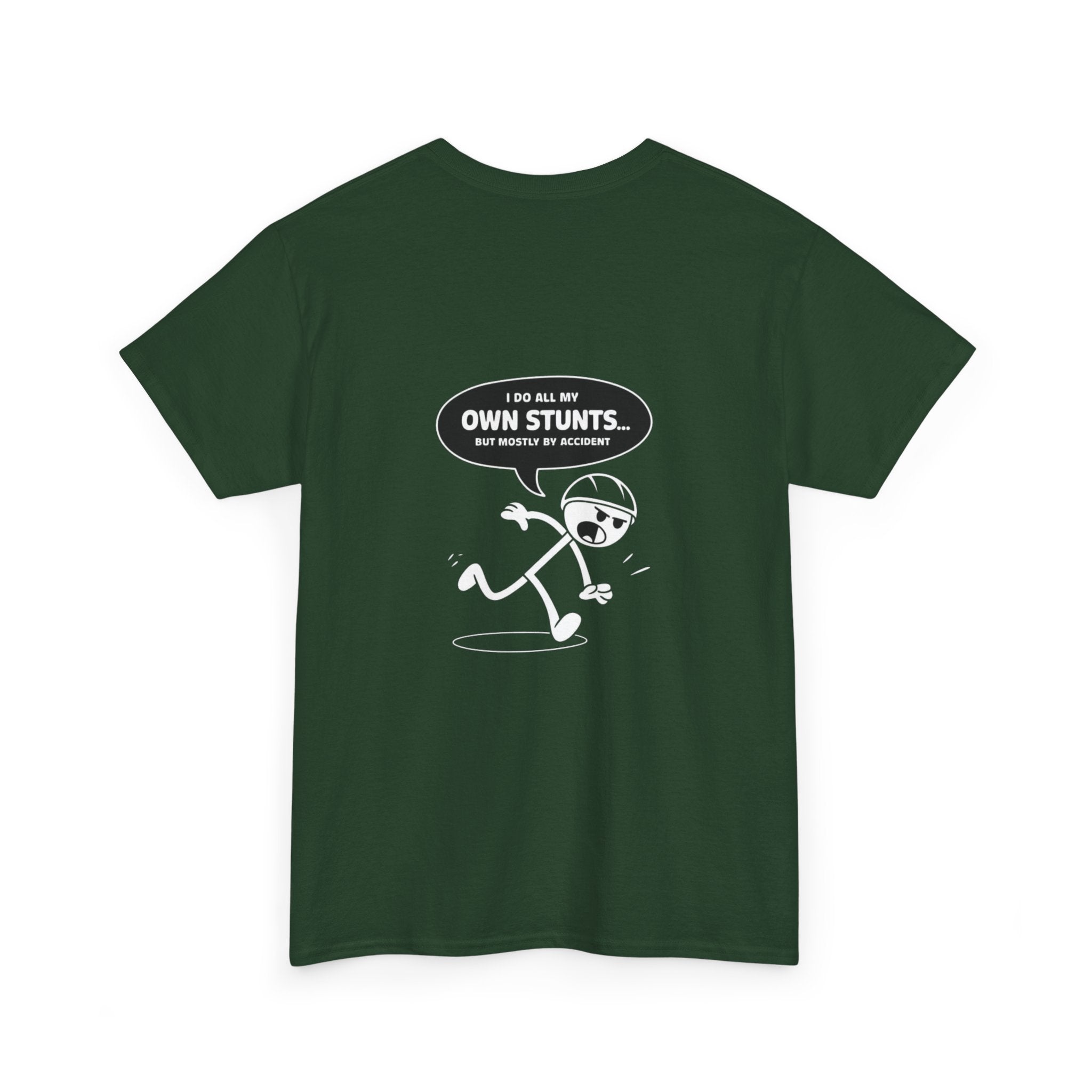 Unisex Heavy Cotton Tee: "Own Stunts" - T-Shirt