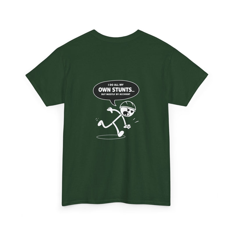 Unisex Heavy Cotton Tee: "Own Stunts" - T-Shirt