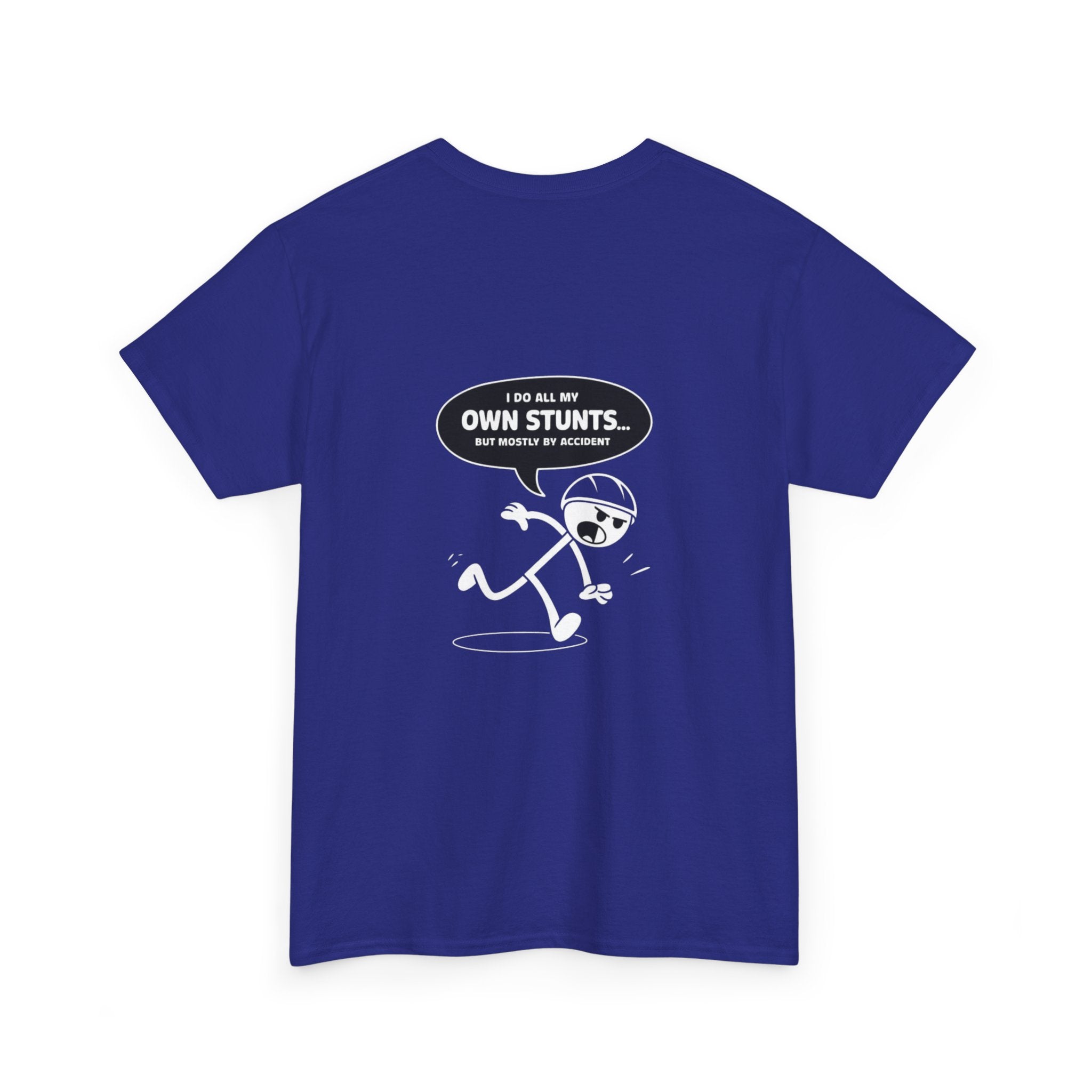 Unisex Heavy Cotton Tee: "Own Stunts" - T-Shirt