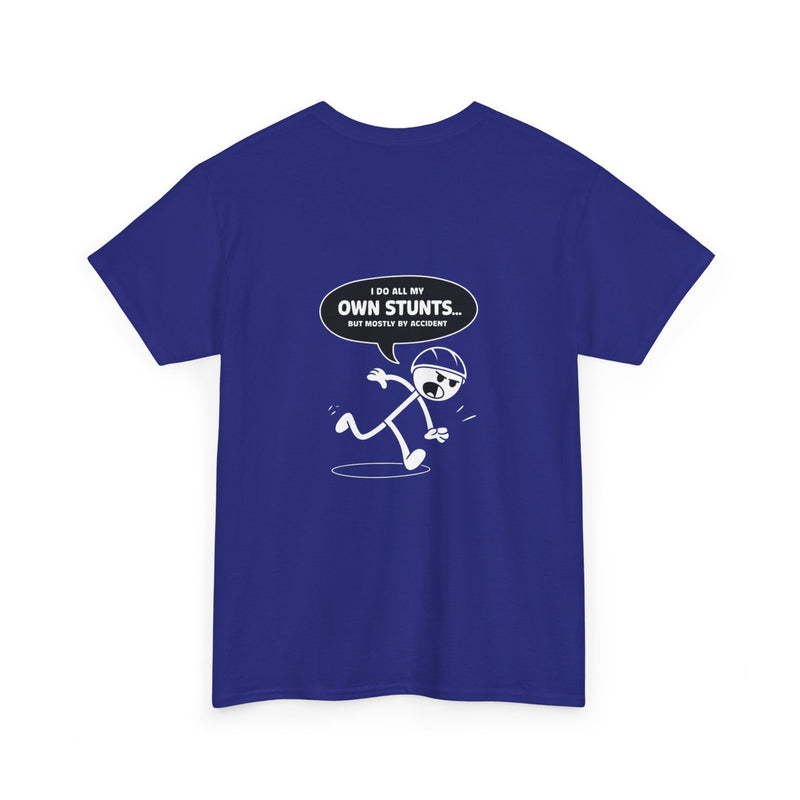Unisex Heavy Cotton Tee: "Own Stunts" - T-Shirt