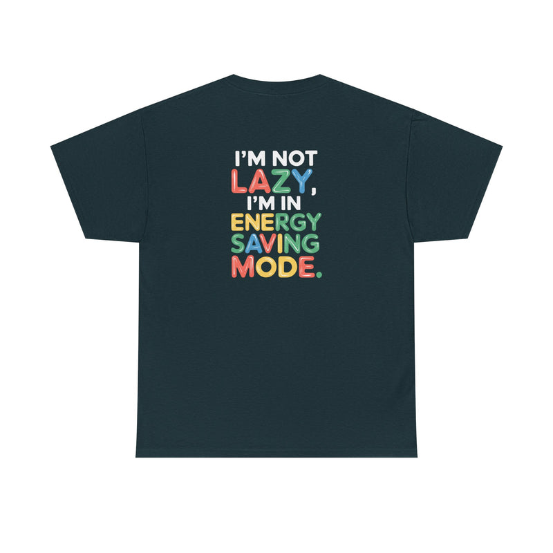 Energy saving mode Unisex Heavy Cotton Tee for Everyday Style