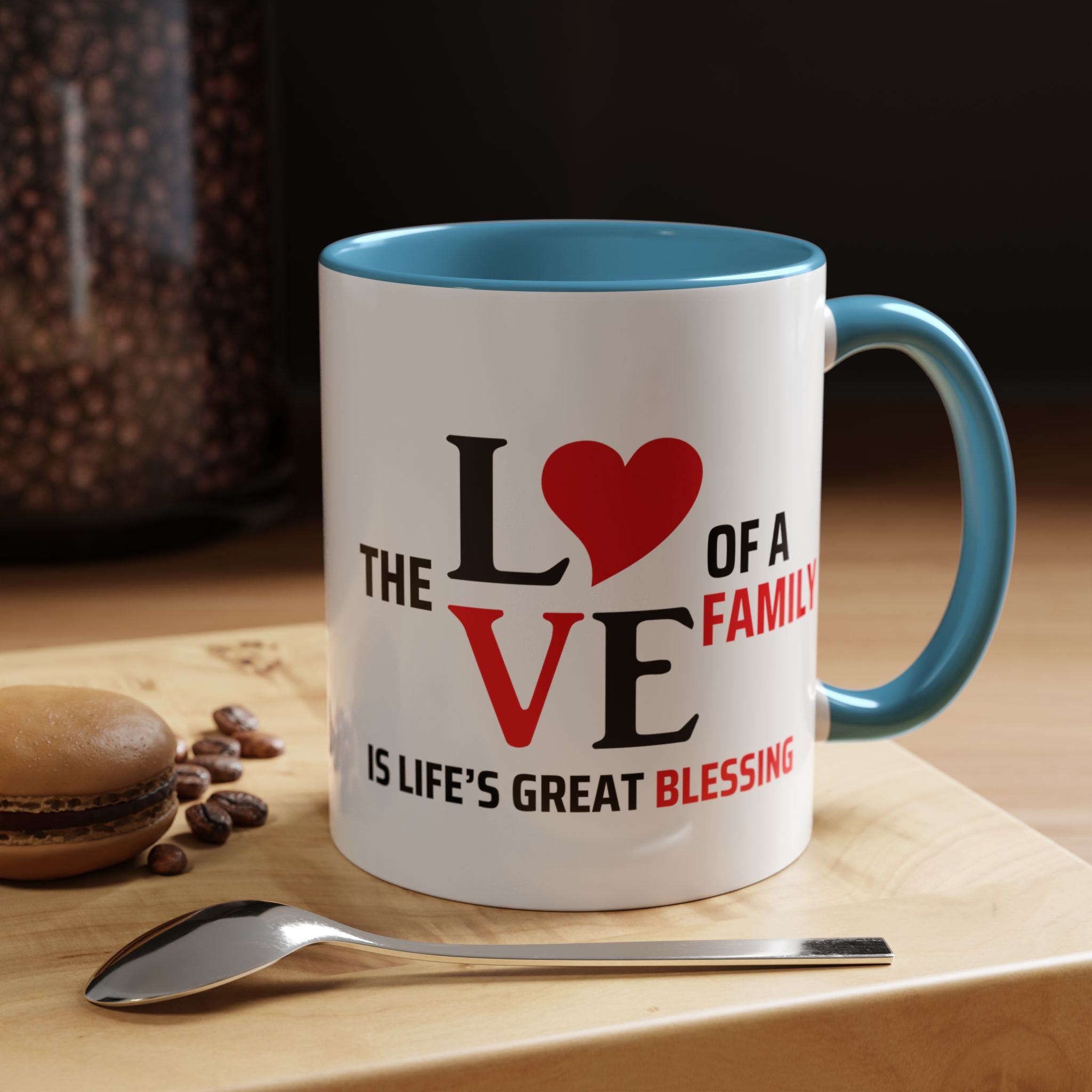 Love of a Family Coffee Mug - Inspirational Gift for Family Celebrations