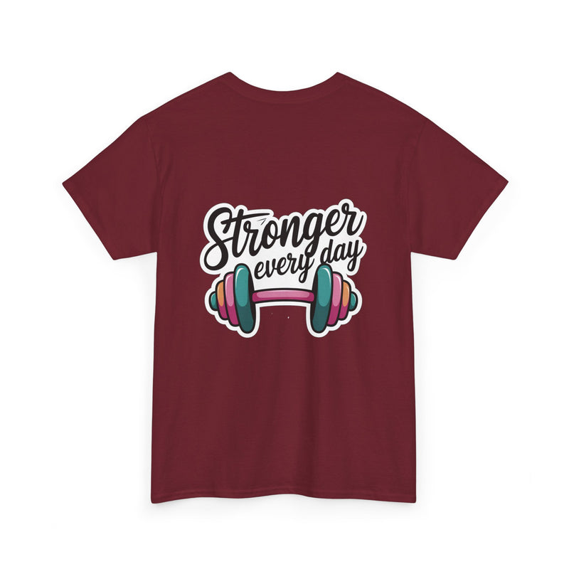 Unisex Heavy Cotton Tee: "Stronger Everyday" - T-Shirt