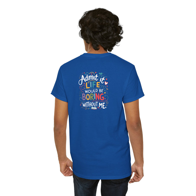Unisex Heavy Cotton Tee: "Own Stunts" - T-Shirt