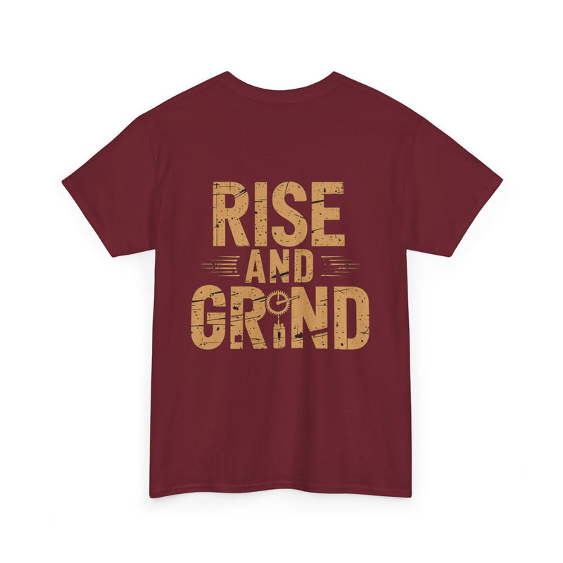 Unisex Heavy Cotton Tee - Rise and Grind