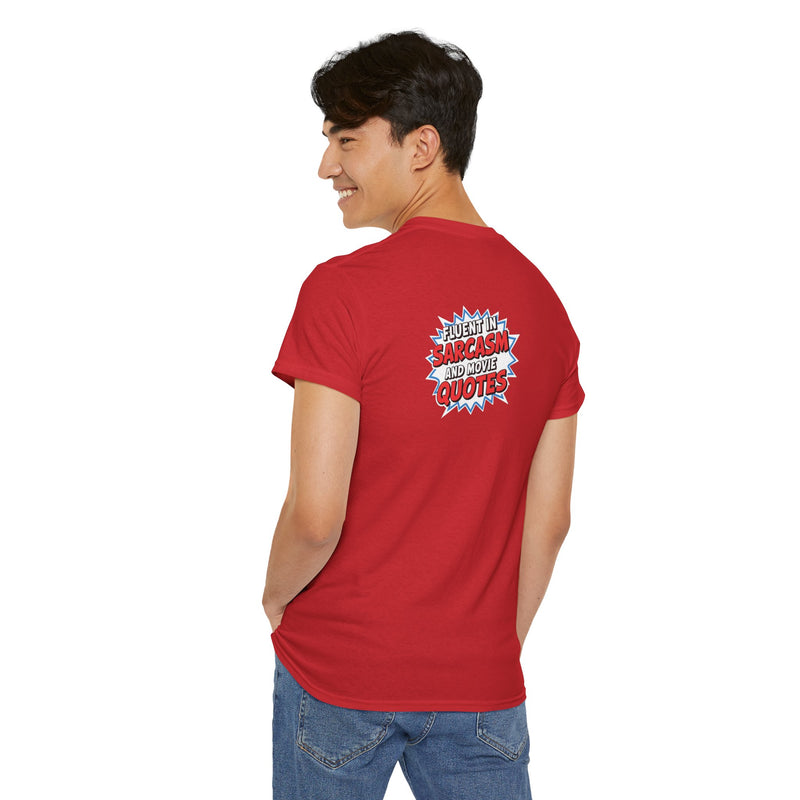Unisex Heavy Cotton Tee: "Sarcasm" - T-Shirt