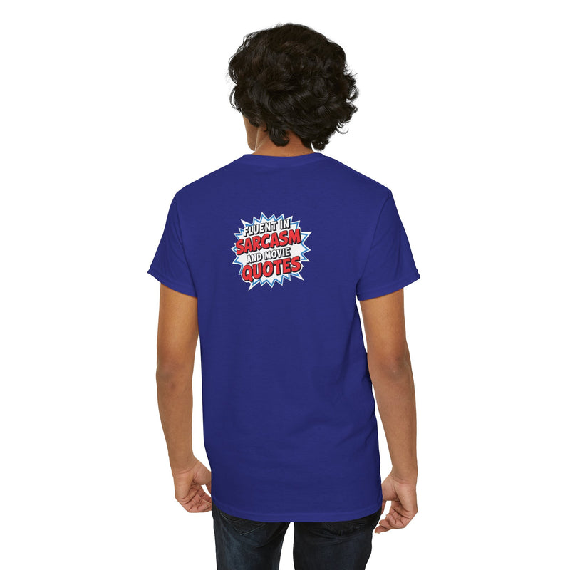 Unisex Heavy Cotton Tee: "Sarcasm" - T-Shirt