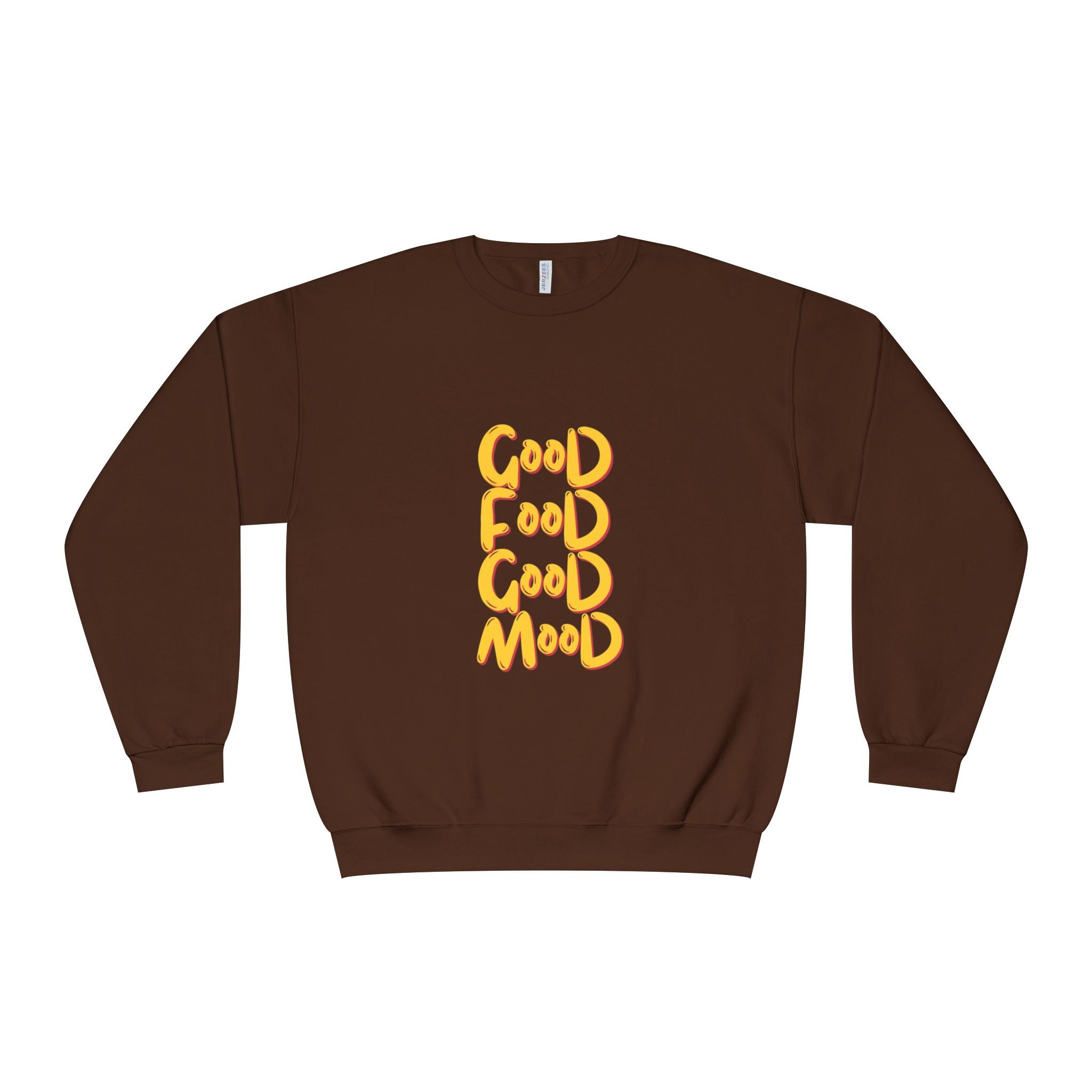 Good Food Good Mood Sweatshirt - Unisex NuBlend® Crewneck for Comfort and Style