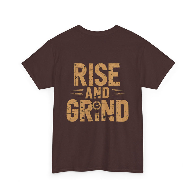 Unisex Heavy Cotton Tee - Rise and Grind