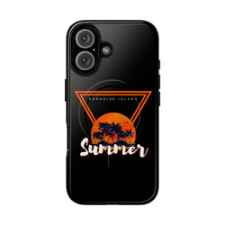Tough Magnetic Phone Case - Paradise Island Summer Design