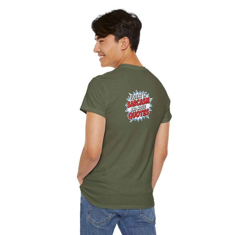 Unisex Heavy Cotton Tee: "Sarcasm" - T-Shirt