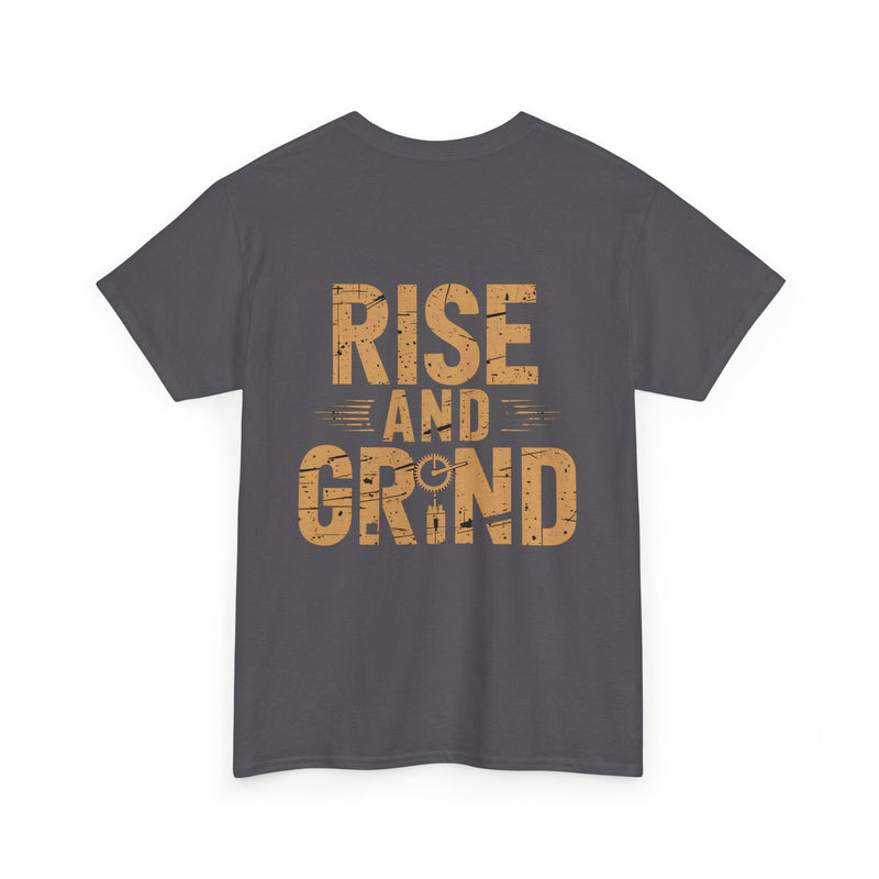 Unisex Heavy Cotton Tee - Rise and Grind