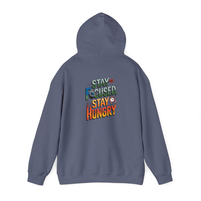 Unisex Heavy Blend™ Hooded Sweatshirt "Stay Focused Stay Hungry"