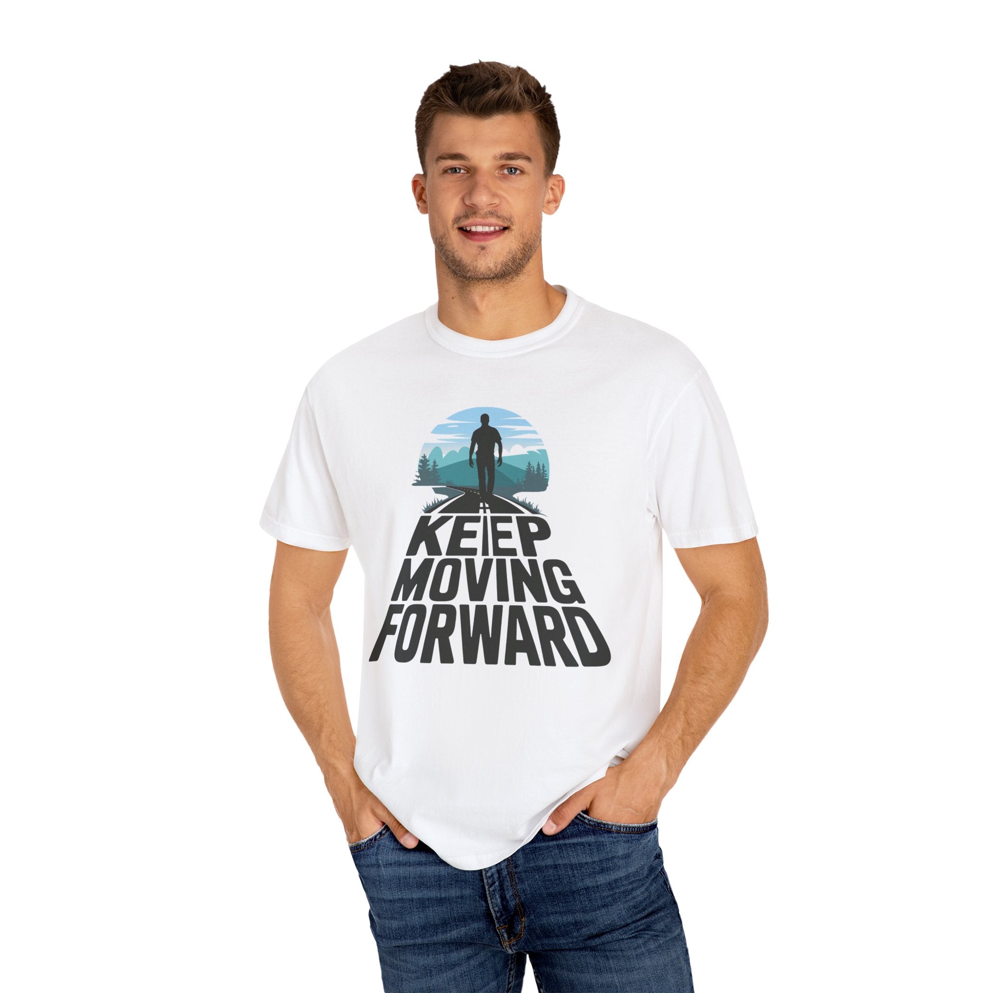 Keep Moving Forward Motivational Unisex T-Shirt