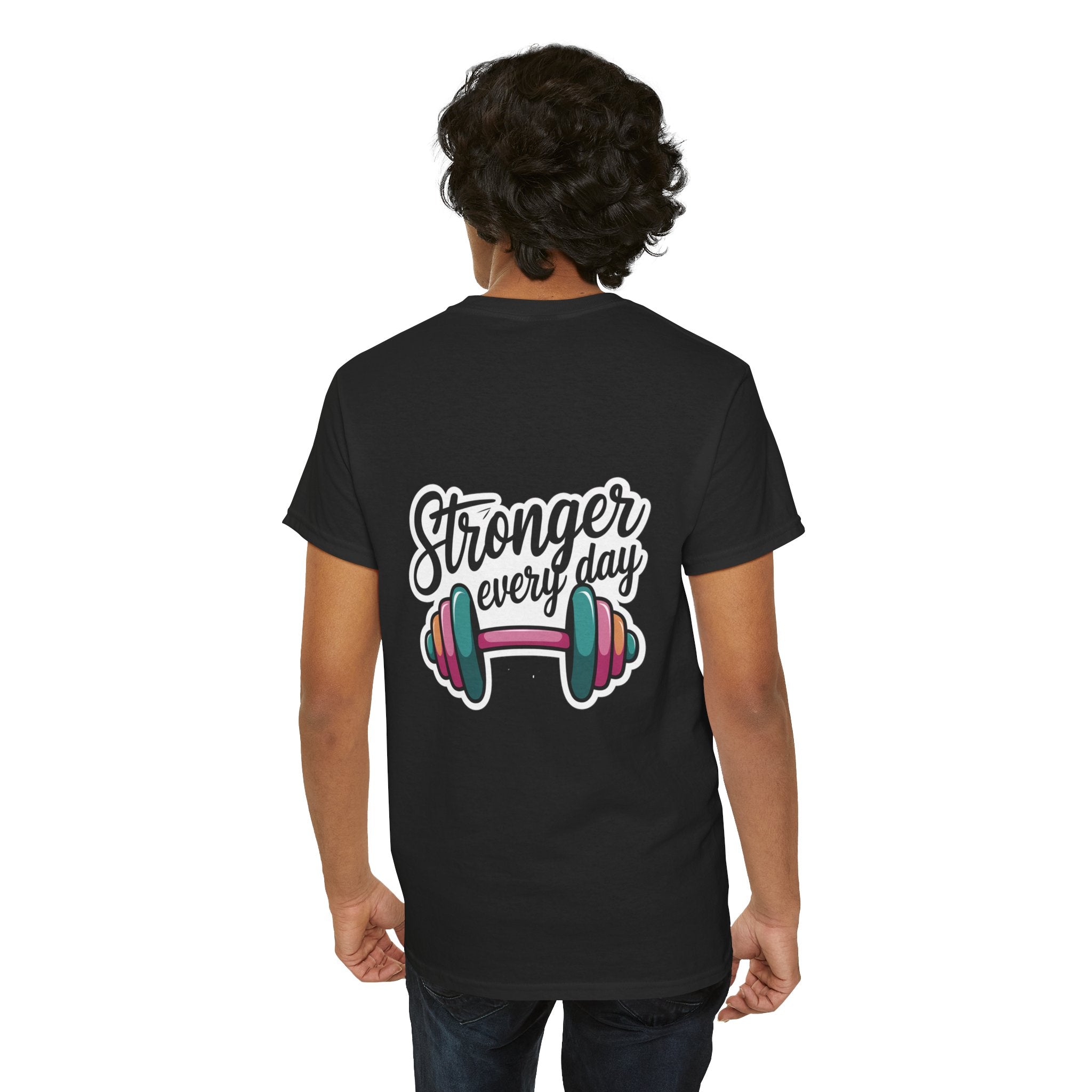 Unisex Heavy Cotton Tee: "Stronger Everyday" - T-Shirt