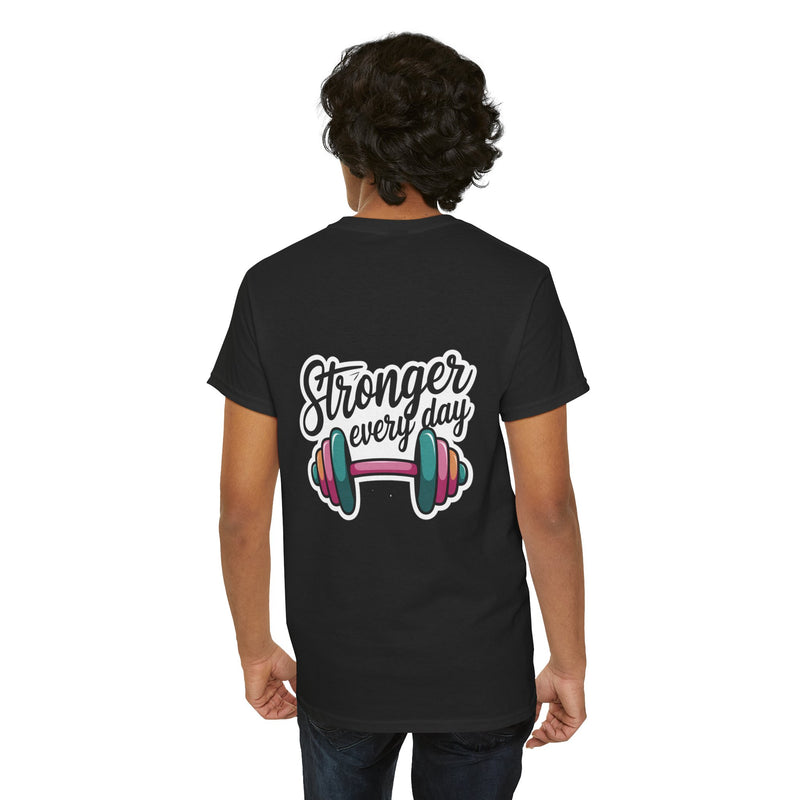 Unisex Heavy Cotton Tee: "Stronger Everyday" - T-Shirt