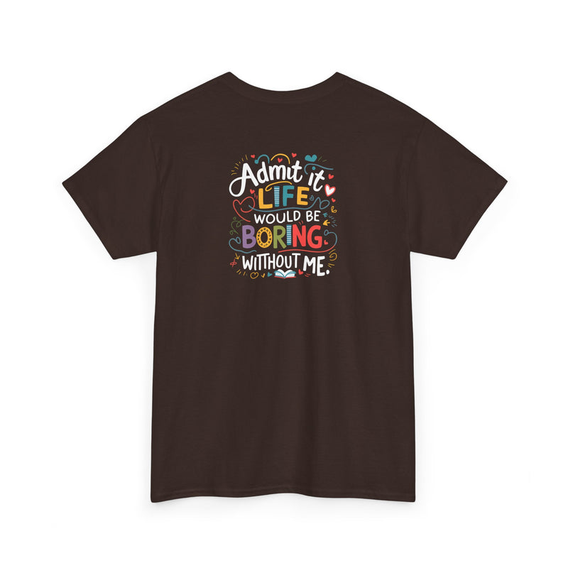 Unisex Heavy Cotton Tee: "Own Stunts" - T-Shirt