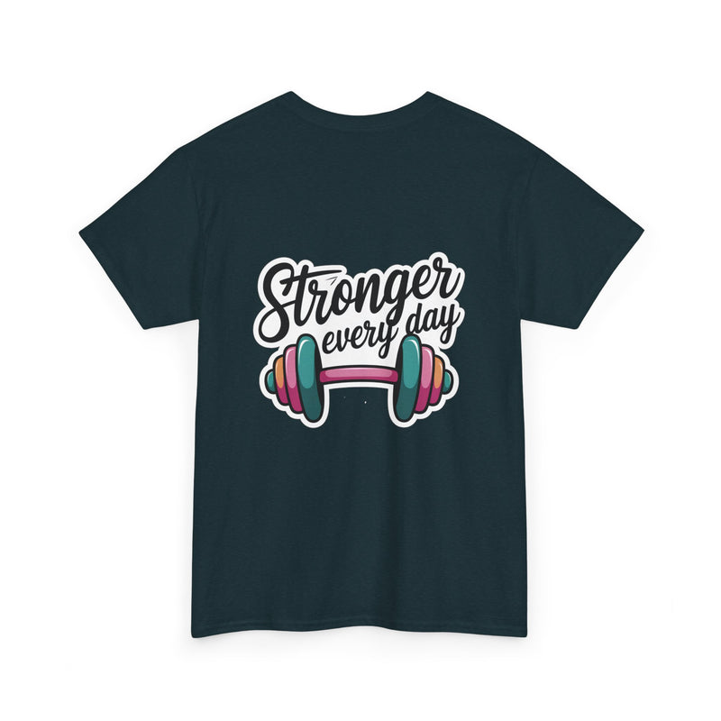 Unisex Heavy Cotton Tee: "Stronger Everyday" - T-Shirt