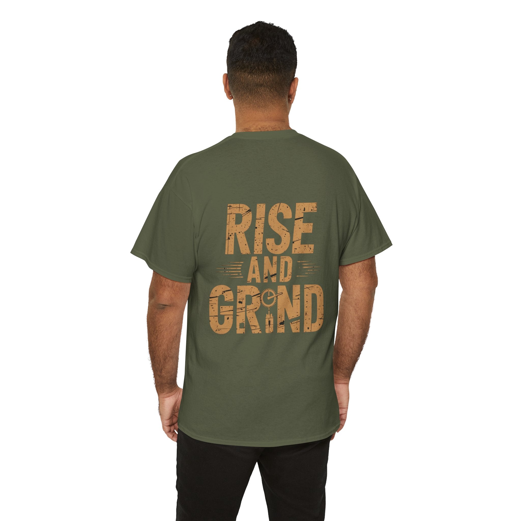 Unisex Heavy Cotton Tee - Rise and Grind