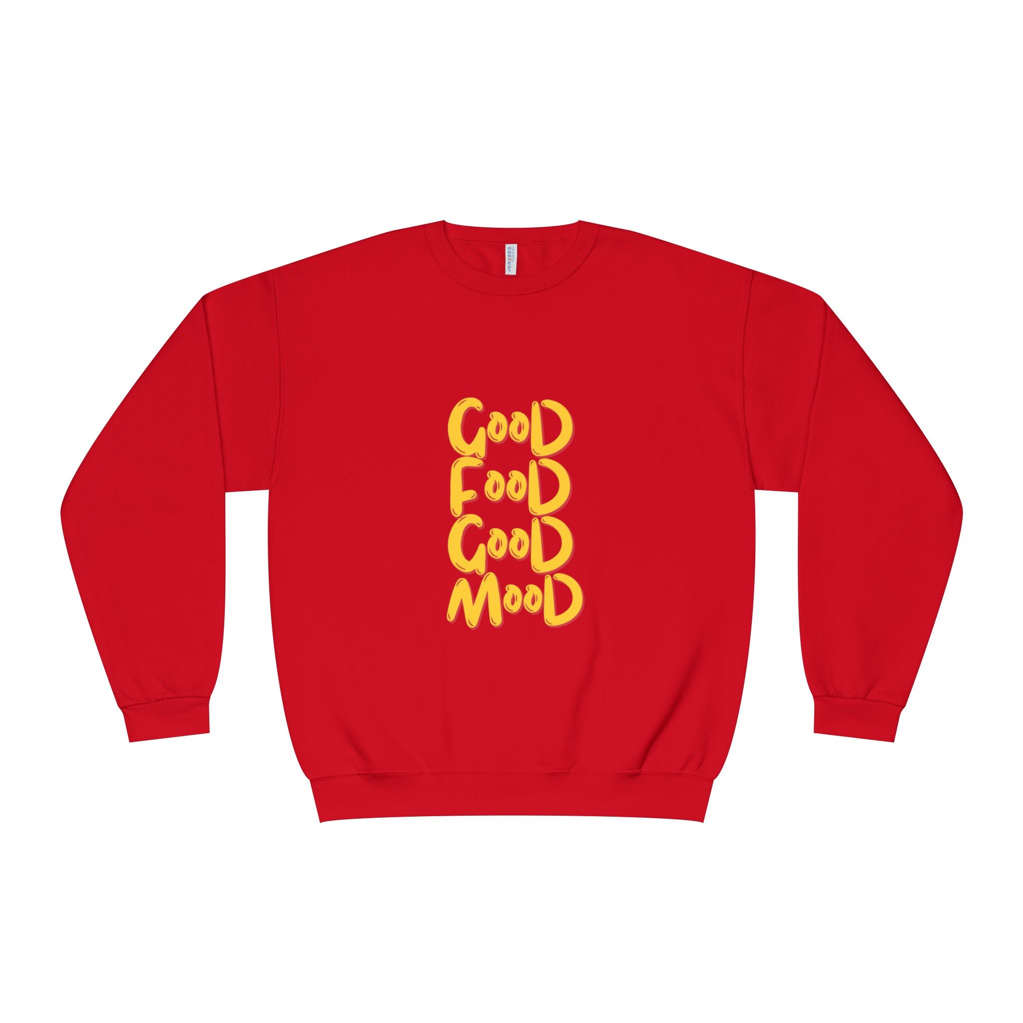 Good Food Good Mood Sweatshirt - Unisex NuBlend® Crewneck for Comfort and Style
