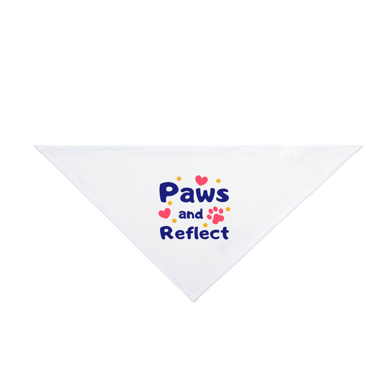 Paws and Reflect Pet Bandana - Cute Dog Accessory for Reflection and Style