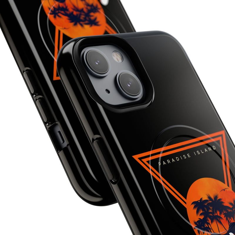 Tough Magnetic Phone Case - Paradise Island Summer Design