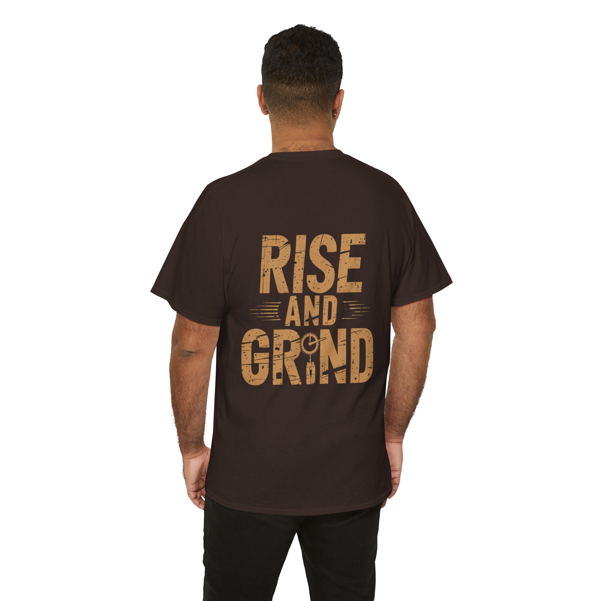 Unisex Heavy Cotton Tee - Rise and Grind