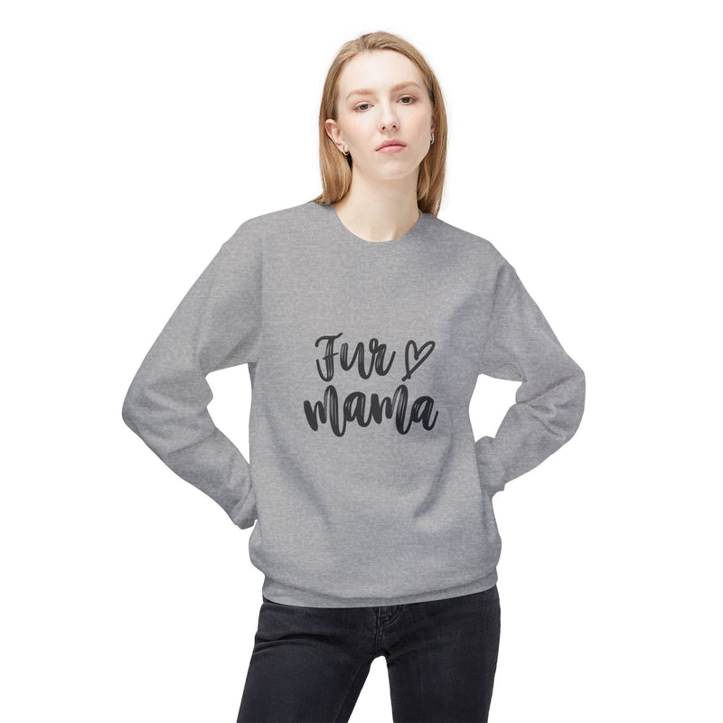 Fur Mama Sweatshirt | Softstyle Crewneck for Pet Lovers